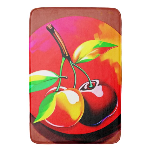 Tapis De Bain Vibrant Cherry Duo (devant Vertical)