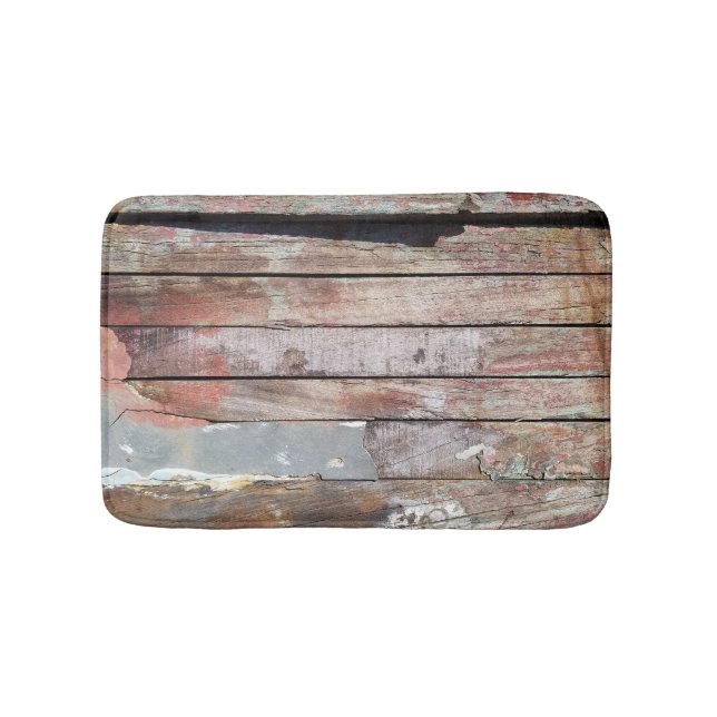 Tapis De Bain Vieux bois rustique bateau en bois plank (Devant)