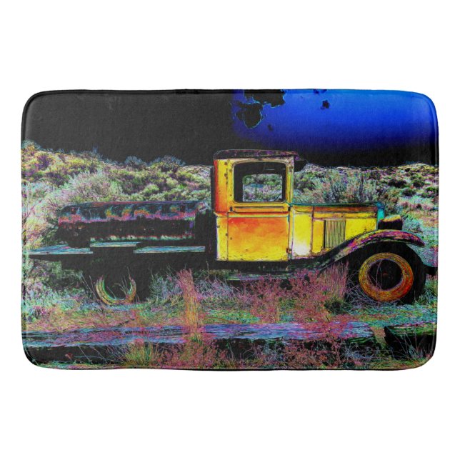 Tapis De Bain Vieux camion Vintage (Devant)