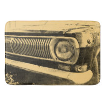 Vieux phares classiques vintages de voiture