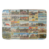 Vieux Texas Cartes postales Bath Mat