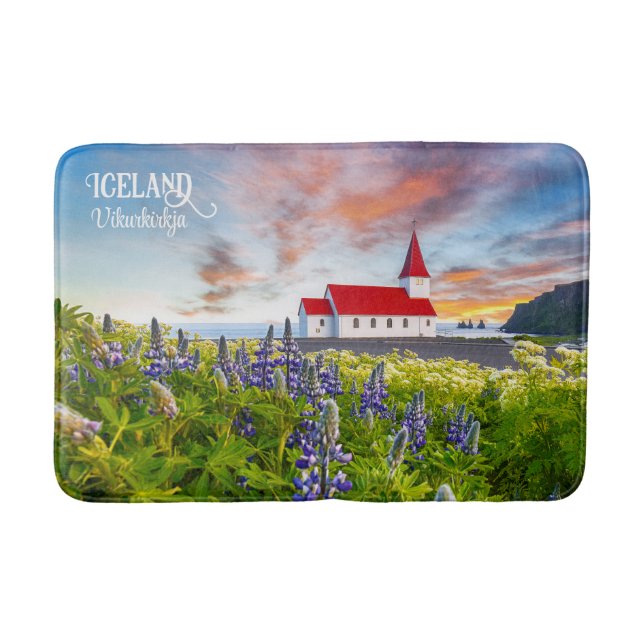 Tapis De Bain Vikurkirkja, Islande (Devant)