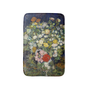 Tapis De Bain Vincent van Gogh - Bouquet de fleurs dans un vase