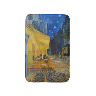 Tapis De Bain Vincent van Gogh - Café Terrasse en soirée