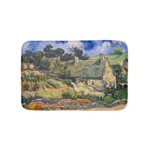 Tapis De Bain Vincent Van Gogh - Chaumières à Cordeville