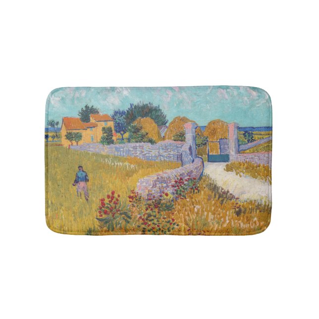 Tapis De Bain Vincent van Gogh - Ferme en Provence (Devant)