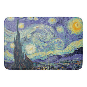 Tapis De Bain Vincent Van Gogh/ La Nuit étoilée
