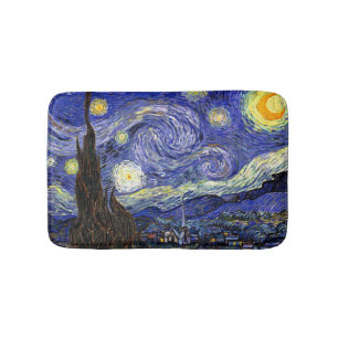 Tapis De Bain Vincent Van Gogh - Le Starry Night Fine Art