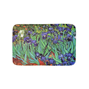 Tapis De Bain Vincent Van Gogh - Les Iris - Flower Lover Fine Ar