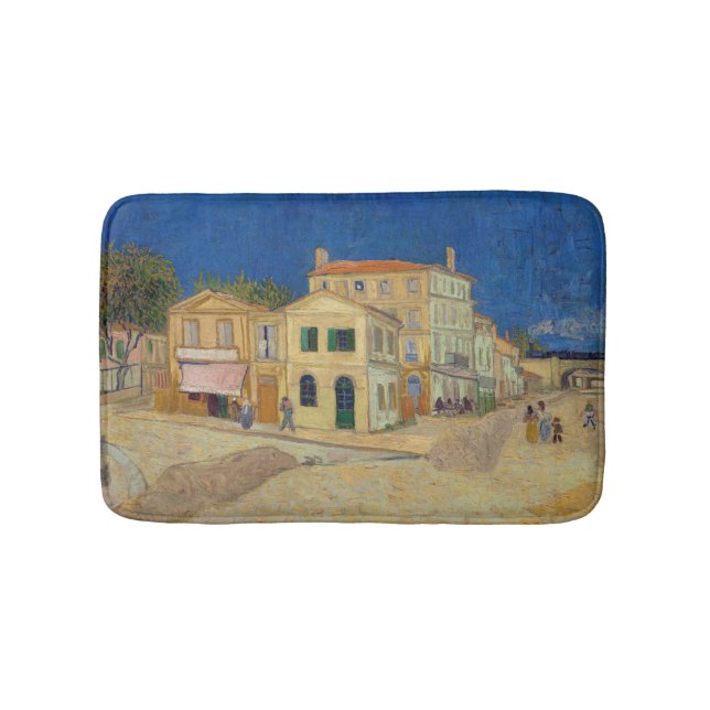 Tapis De Bain Vincent van Gogh - Maison Jaune / Rue (Devant)