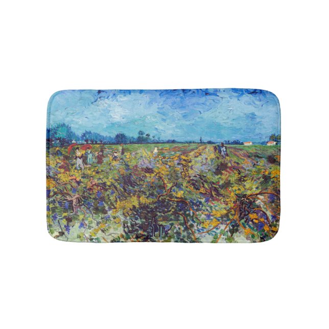 Tapis De Bain Vincent van Gogh - Vignoble vert (Devant)