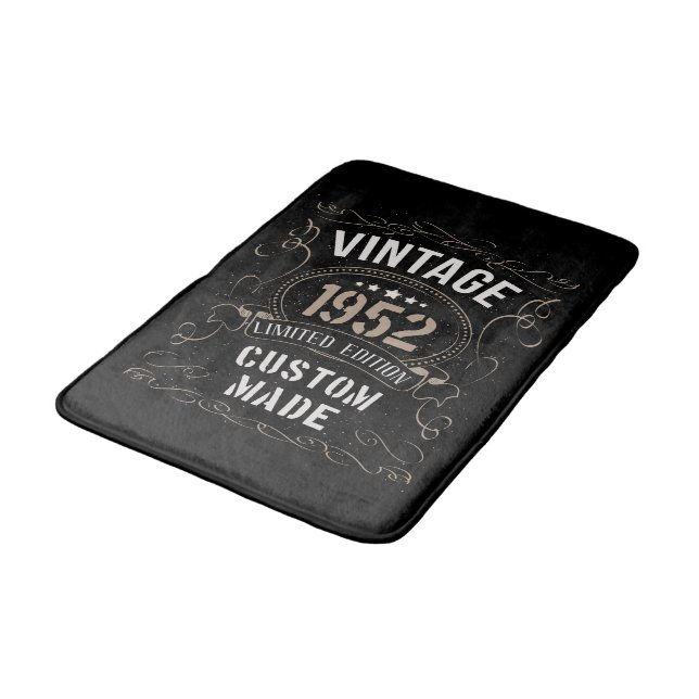 Tapis De Bain Vintage 1952 Limited Edition Personnalisé (Angle)