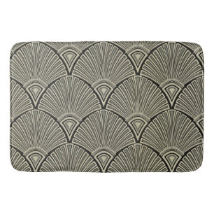 Tapis De Bain vintage, Art nouveau, beige, gris, art déco, franç