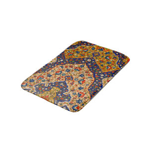 Tapis De Bain Vintage coloré Art floral persan