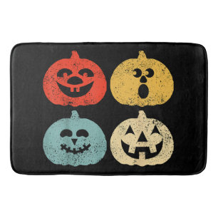 Tapis De Bain Vintage Halloween Citrouilles femmes, hommes, enfa
