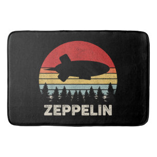 Tapis De Bain Vintage Retro Zeppelin Chemise Dirigible