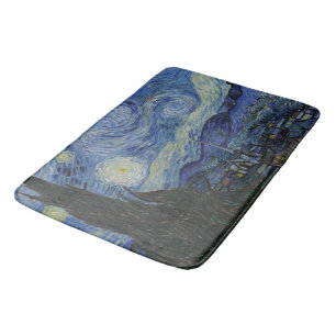 Tapis De Bain Vintage Van Gogh La Nuit étoilée