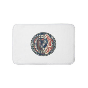 Tapis De Bain Vinyle Patriotique de la Liberté Disque Vinyle Mus