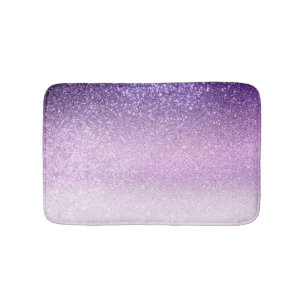 Tapis De Bain Violet Lilac Pastel Purple ombre
