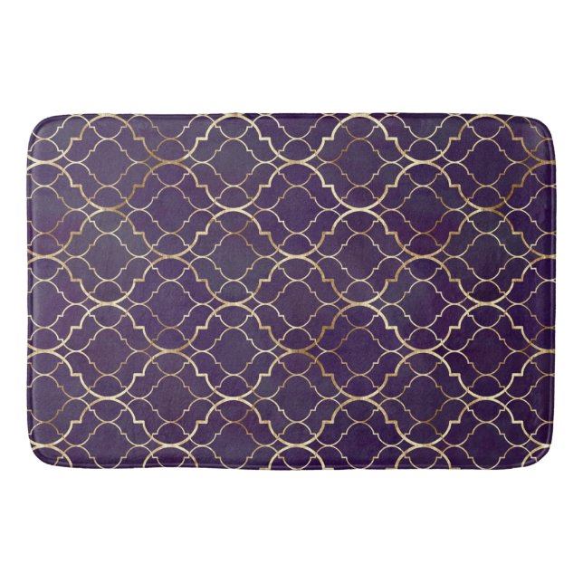 Tapis De Bain Violet marocain (Devant)