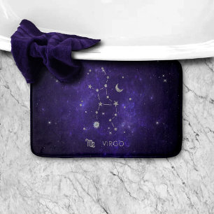 Tapis De Bain Virus pourpre zodiaque   Horoscope d'astrologie co