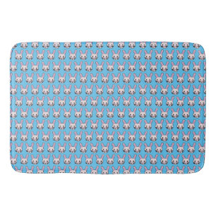 Tapis De Bain Visages aléatoires de lapin