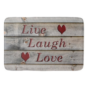 Tapis De Bain Vivent l'amour de rire du côté d'une grange