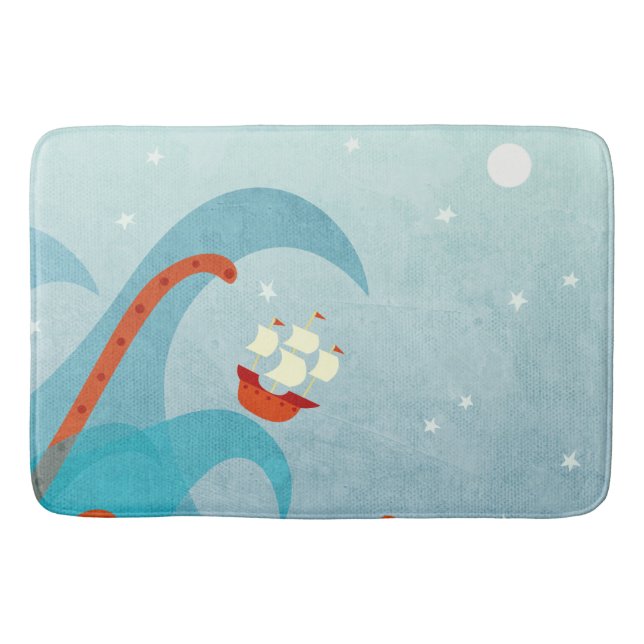 Tapis De Bain Voile Sea Monster (Devant)