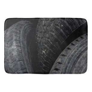 Tapis De Bain Voiture automobile vieux pneus Black Road voyages