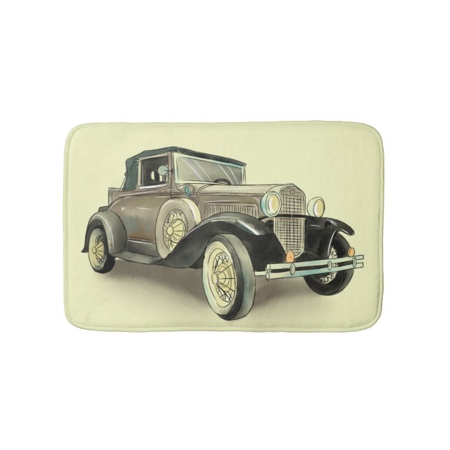 Tapis De Bain Voiture Vintage (Devant)