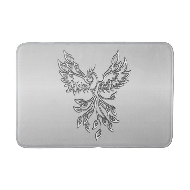 Tapis De Bain Vol d'un argent de Phoenix (Devant)