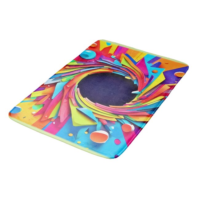 Tapis De Bain Vortex de Vitalité Art (Angle)
