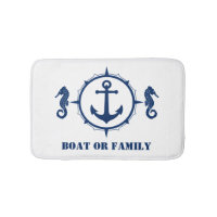 Votre bateau ou nom de famille Ancre de cheval de