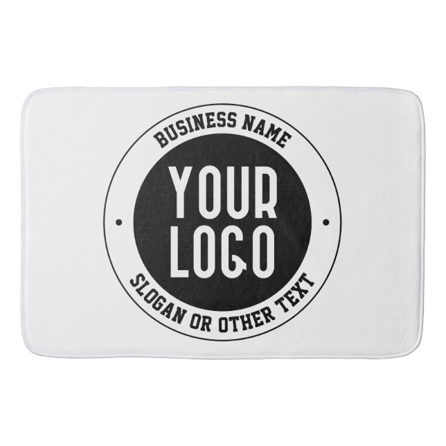 Tapis De Bain Votre logo ou votre conception d'entreprise | Text (Devant)
