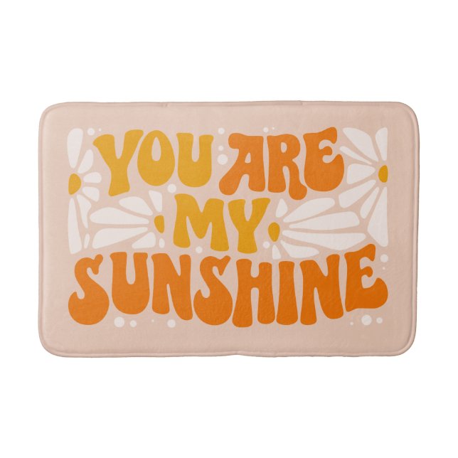 Tapis De Bain Vous êtes mon Sunshine Super Graphisme (Devant)
