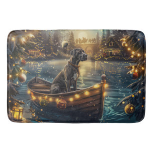 Tapis De Bain Voyage de Noël du Grand Danois
