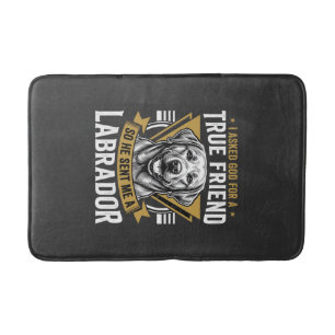 Tapis De Bain Vrai chien labrador ami