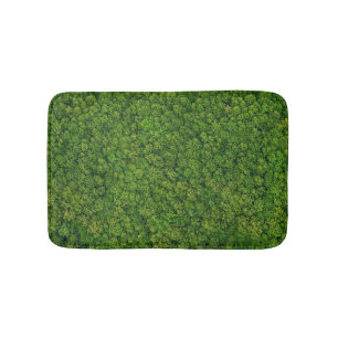 Tapis De Bain Vue aérienne sur la forêt, vue supérieure, espace 