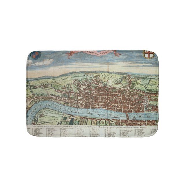 Tapis De Bain Vue de Londres, c.1560 (Devant)
