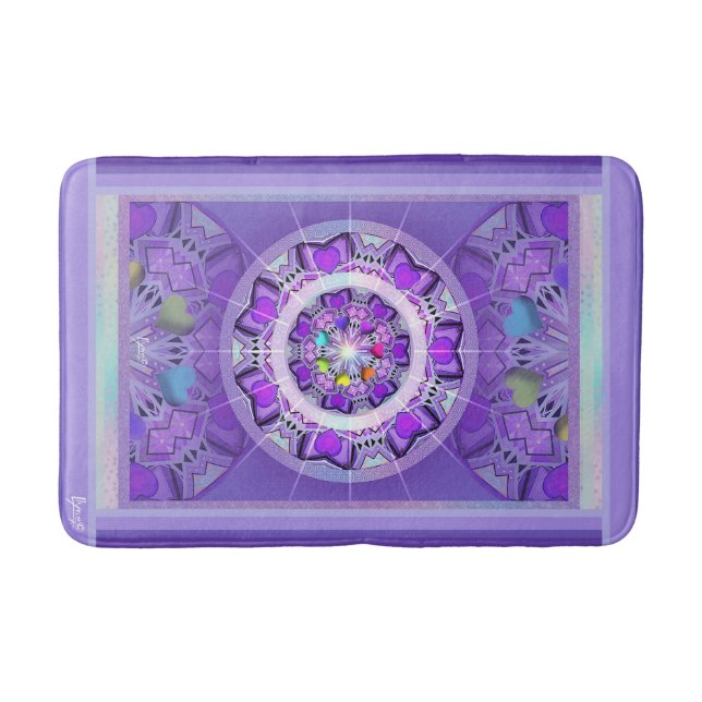 Tapis De Bain W2 pourpre (Devant)