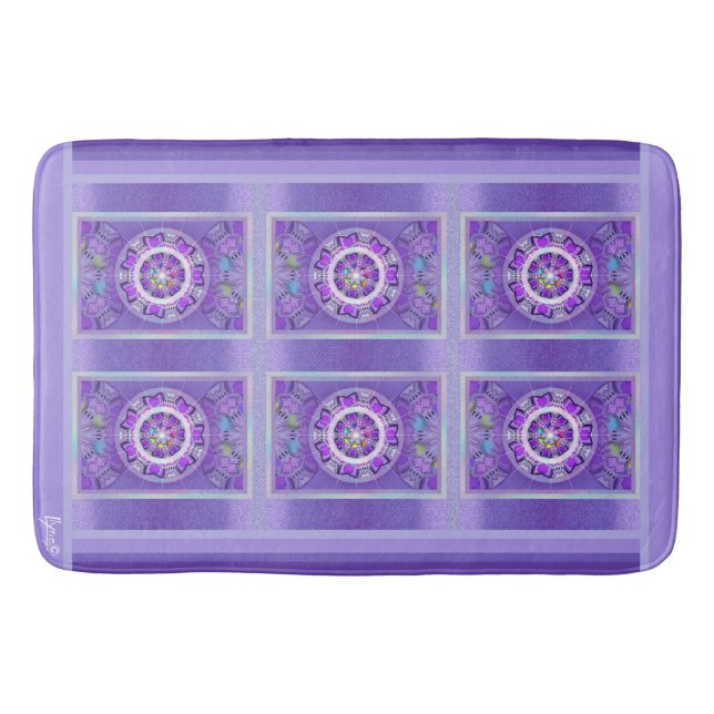 Tapis De Bain W2 pourpre (Devant)