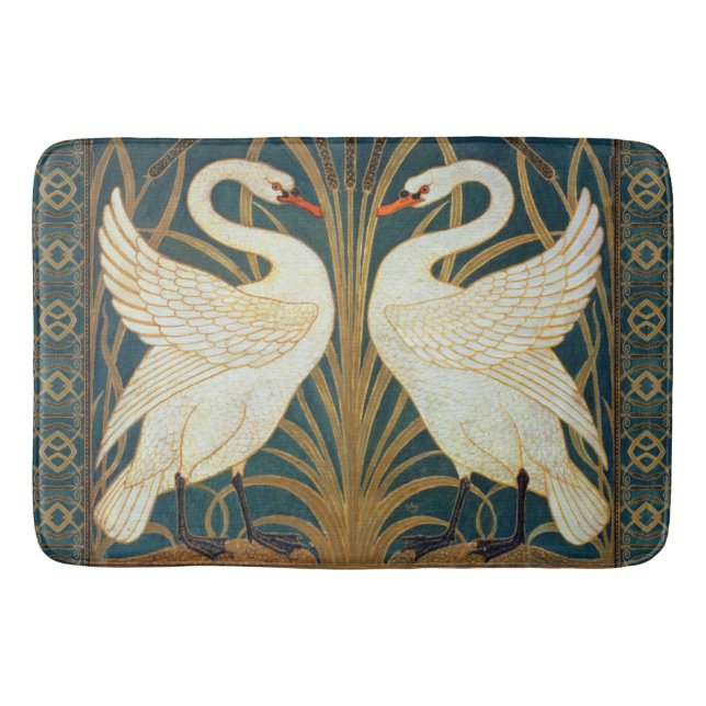 Tapis De Bain Walter Crane Swan (Devant)