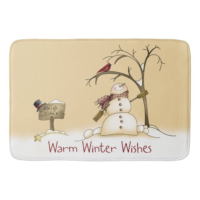 Tapis De Bain Warm Winter Warm Mat (Devant)