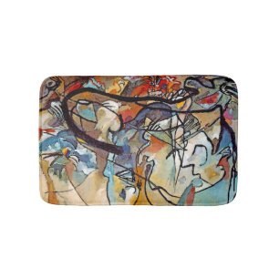 Tapis De Bain Wassily Kandinsky - Composition cinq art abstrait