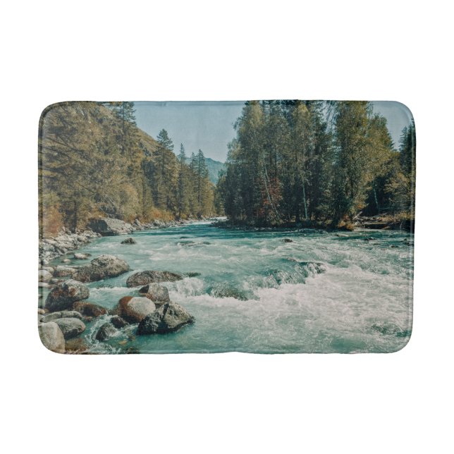 Tapis De Bain Water | Kucherla River, Altai Mountains (Devant)
