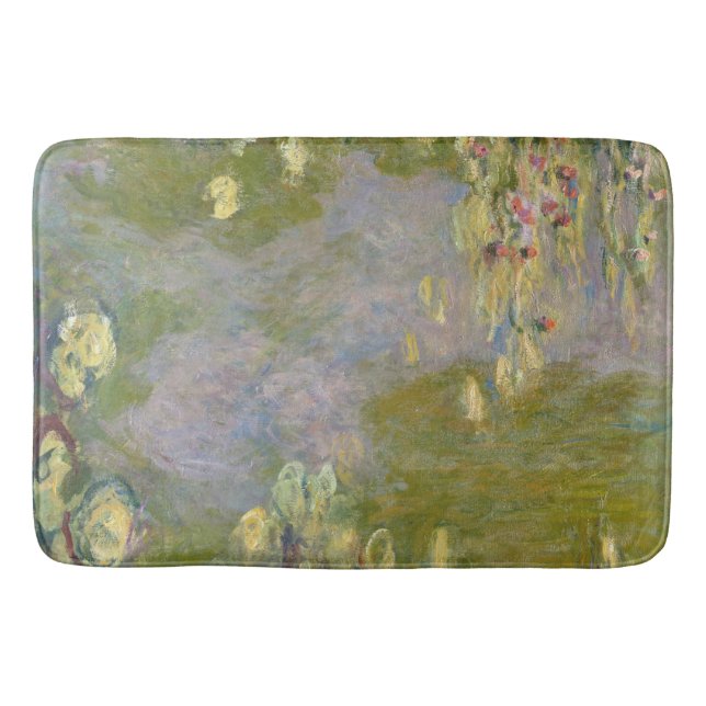 Tapis De Bain Water Lilies by Claude Monet (Devant)