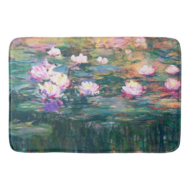 Tapis De Bain Water Lily Pond Monet Art (Devant)