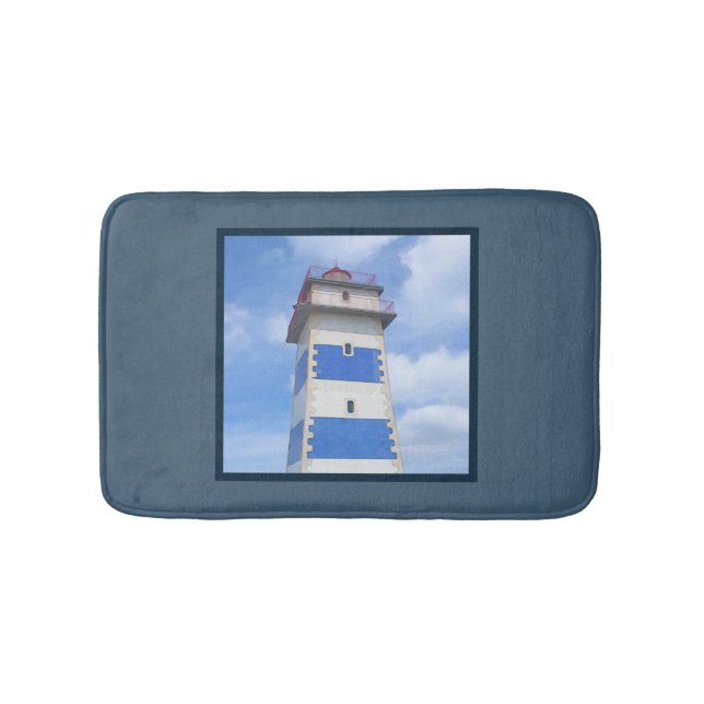 Tapis De Bain Watercolor lighthouse (Devant)