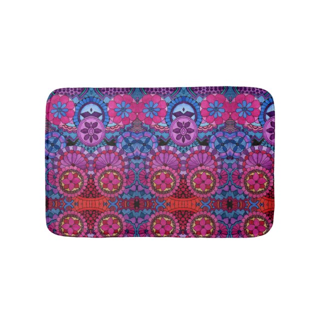 Tapis De Bain Watercolor Rainbow (Devant)