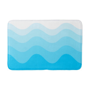 Tapis De Bain Wavey Stripe de bain moderne Mat